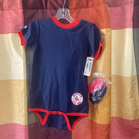 BOYS RED SOX 3 PIECE OUTFIT 24M NWT