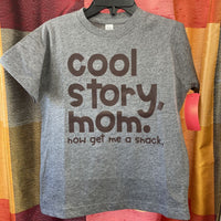 COOL STORY MOM. GRAY/BROWN T-SHIRT 4