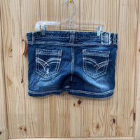 WOMENS MAURICES DENIM JEAN SHORTS 11/12