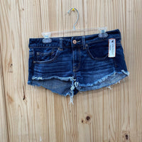 WOMENS AMERICAN EAGLE DK DENIM JEAN SHORTS 6