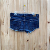 WOMENS AMERICAN EAGLE DK DENIM JEAN SHORTS 6