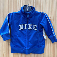 BOYS NIKE JACKET ROYAL BLUE/WHITE 12M