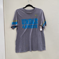 WOMENS UNDER ARMOUR GRY/TEAL SHIRT XL