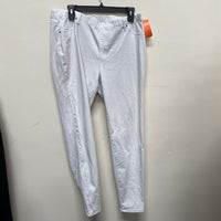 WOMENS TIME&TRUE WHITE JEGGINGS 2X