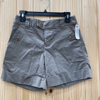 WOMENS BANANA REPUBLIC DK TAN SHORTS 4