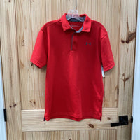 MENS UNDER ARMOUR SHIRT RED/GREY S