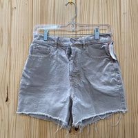 WOMENS PACSUN BEIGE DENIM SHORTS 2