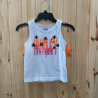 BOYS HURLEY TANK ORANGE/WHITE/BLK L 7