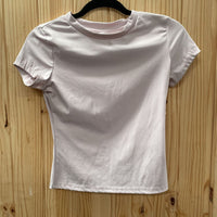 WOMENS PALE PINK ATHELETIC TOP S