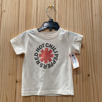 GIRLS RED HOT CHILI PEPPERS IVORY T-SHIRT 18M
