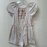 GIRLS SASSY IS MY MIDDLE NAME TAUPE ROMPER 4T