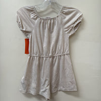 GIRLS SASSY IS MY MIDDLE NAME TAUPE ROMPER 4T