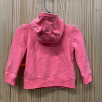 GIRLS GAP JACKET BRIGHT PINK/NAVY BLUE 6/12M