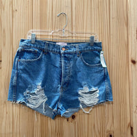 WOMENS REVICE DENIM JEAN SHORTS 32 NWT