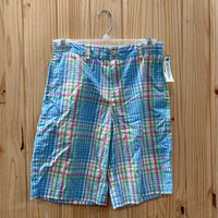 BOYS VINEYARD VINES MULTI COLOR PLAID SHORTS 12