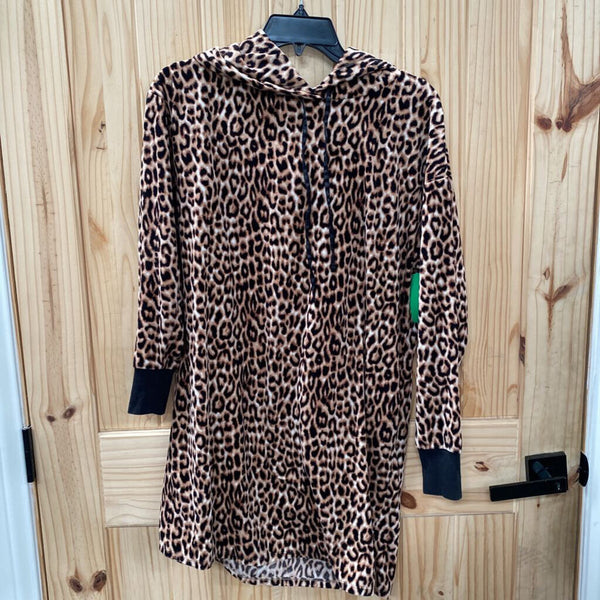 WOMENS BETSY JOHNSON CHEETAH PJ PULLOVER S