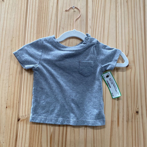 BOYS GARANIMALS GREY T-SHIRT 0/3M