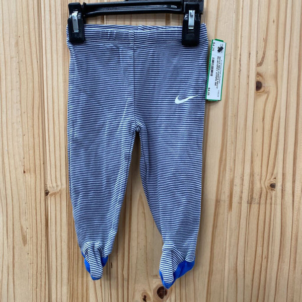 BOYS NIKE PANTS NAVY BLUE/GREY STRIPE 6M