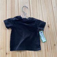 BOYS GARANIMALS BLACK SHIRT 0/3M