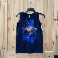 BOYS PLACE SPORT NAVY BEACH TANK 18