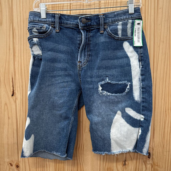 BOYS ABERCROMBIE KIDS DENIM JEAN SHORTS 15/16