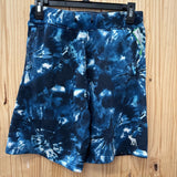 BOYS ABERCROMBIE KIDS DK TEAL/NAVY BLUE/WHITE SHORTS 13/14