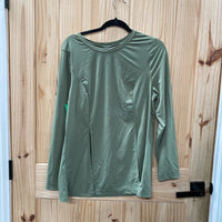 WOMENS SHEIN CURVE BASICS OLIVE LS 3X