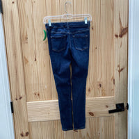 GIRLS CAT & JACK DK DENIM DIST. JEANS 12