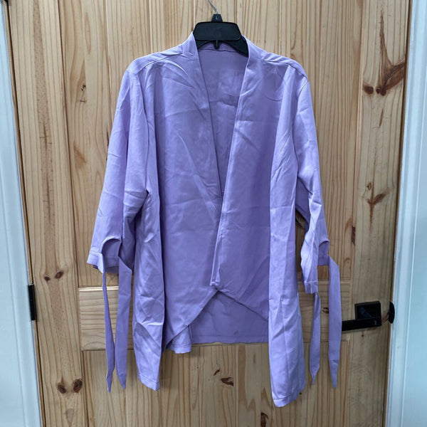 WOMENS SHEIN LAVENDER BLAZER TOP 3X