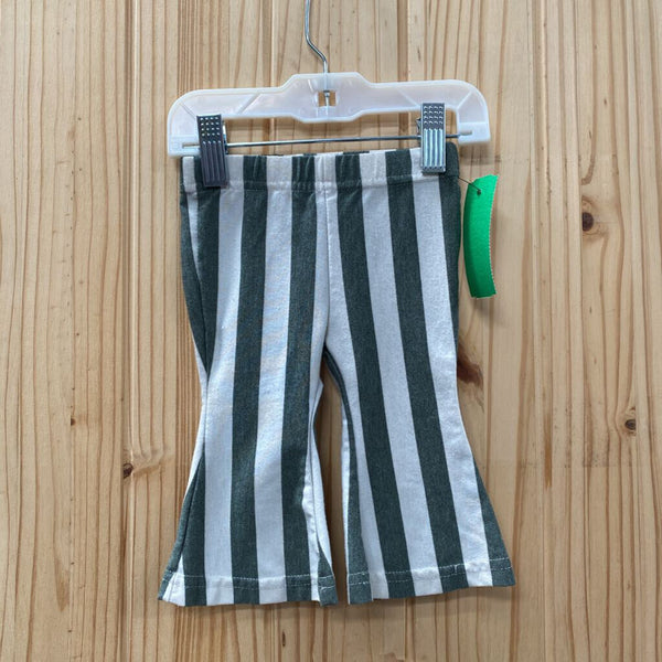 GIRLS BAILEY'S BLOSSOM GREEN/WHITE STRIPE BELL BOTTOMS 0/3M