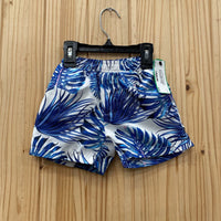 BOYS SWIM TRUNKS BLUE/WHITE 9/12M