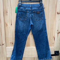 BOYS WRANGLER RETRO DENIM JEANS 10 HUSKY