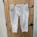 WOMENS OLD NAVY WHITE DENIM JEANS 20