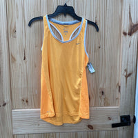 WOMENS NIKE YELLOW RUNNING TANK TOP S