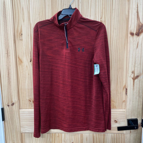 WOMENS UNDER ARMOUR RED .25 ZIP M