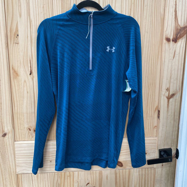 WOMENS UNDER ARMOUR BLUE .25 ZIP M