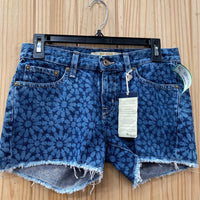 WOMENS BIG STAR DENIM SHORTS W FLOWERS 2 NWT