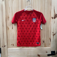 BOYS NIKE USA RED SHIRT W/STARS M 10