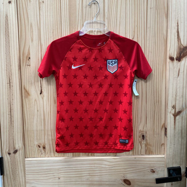 BOYS NIKE USA RED SHIRT W/STARS M 10