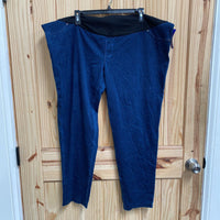 WOMENS TIME & TRU MATERNITY DENIM JEGGINGS 2X