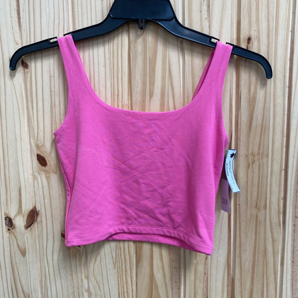 WOMENS GAP CROP TOP PINK S NWT