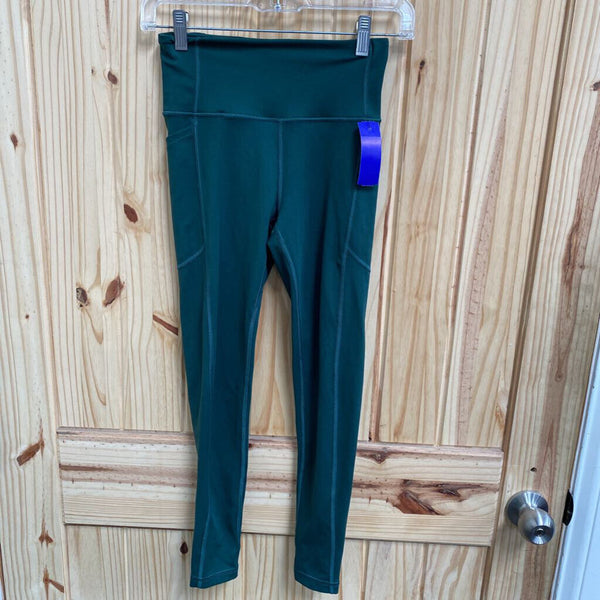 WOMENS VICTORIA'S SECRET DK GREEN LEGGINGS 2