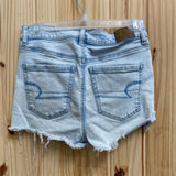 WOMENS AMERICAN EAGLT T DENIM JEAN SHORTS 2