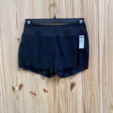 WOMENS NO BULL BLACK SHORTS S