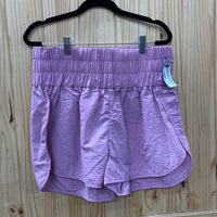 WOMENS ZENANA MAUVE SHORTS NWT L