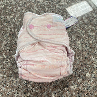 TWINKIE TUSH CLOTH DIAPER W/INSERT LT PINK