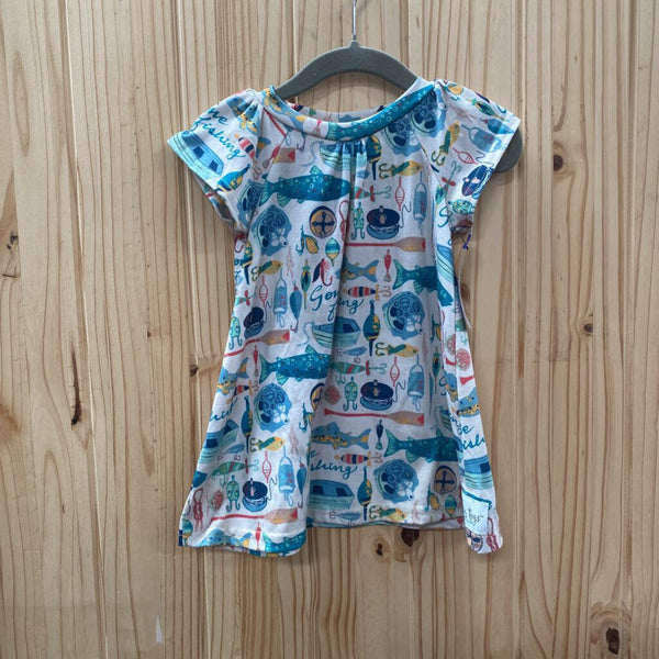 GIRLS TWINKIE TOGS DRESS GONE FISHING 12M