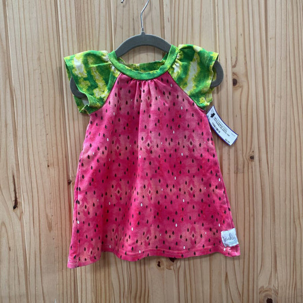 GIRLS TWINKIE TOGS WATERMELON DRESS 12M