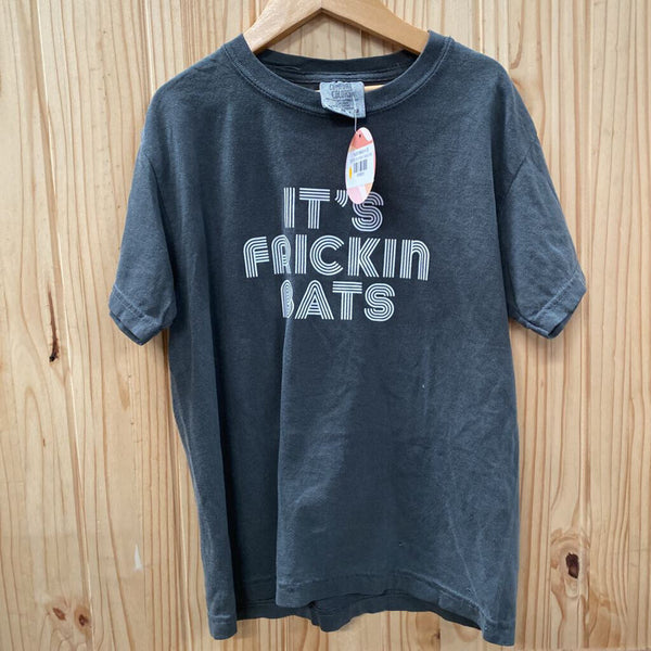 GIRLS ITS FRICKIN BATS GREY T-SHIRT 8 NWT