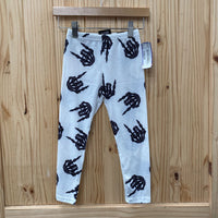 GIRLS BEAUTS&BEAUS SKELETON LEGGINGS NWT 4T